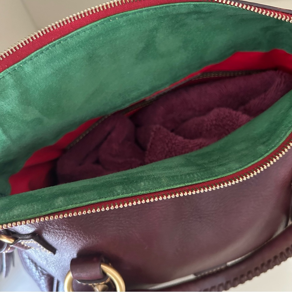 PLUM Dooney & Bourke Florentine Satchel - Picture 10 of 16